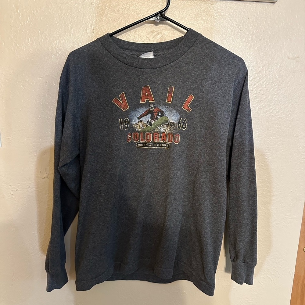 Boys Long Sleeve Vail Colorado Tee